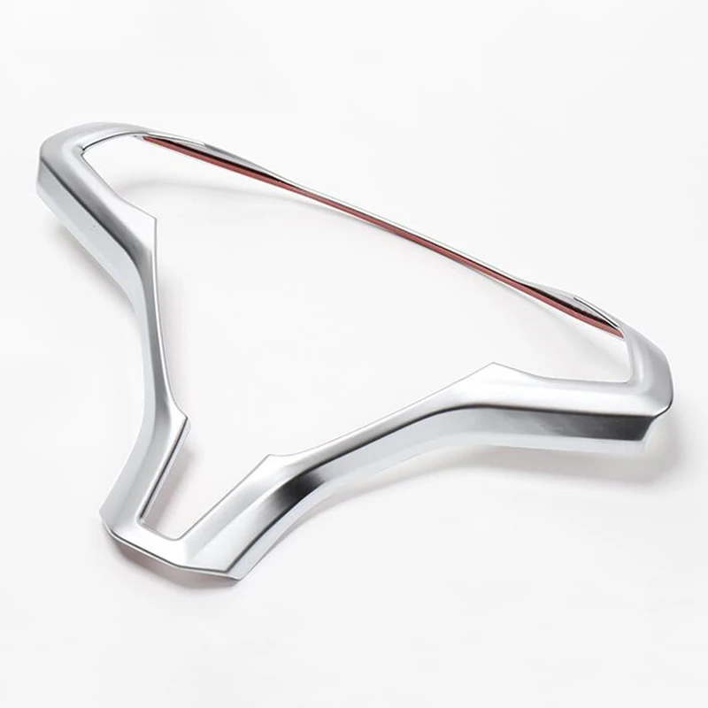 

Chrome Car Inner Steering Wheel Frame Trim Steering Wheel Modified Decorative Accessories for Tesla Model S Model X 2016
