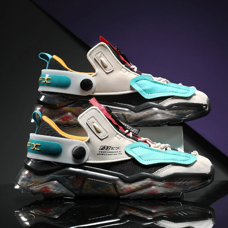 

Okkdey New Men's Women's Lightweight Soft and Comfortable Running Shoes, Male Cushioning and Breathable Sports Shoes Sneakers