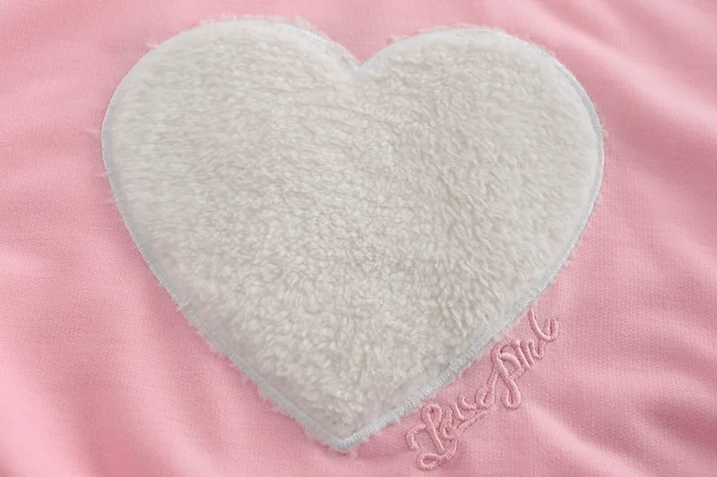 Heart Shape Girls Clothes Sets Spring Autumn Cotton Kids Sport Sweatshirt Suit For Girl Baby Long Sleeve Children Clothing 2-8T | Детская