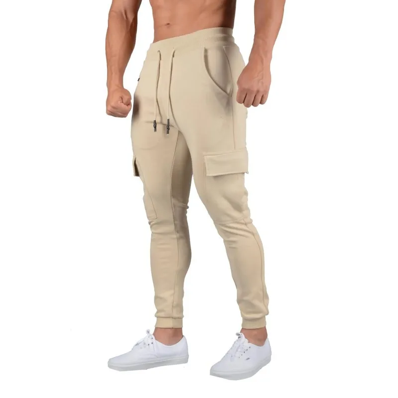 

European and American trend sports and leisure overalls men's fitness trousers running training pants