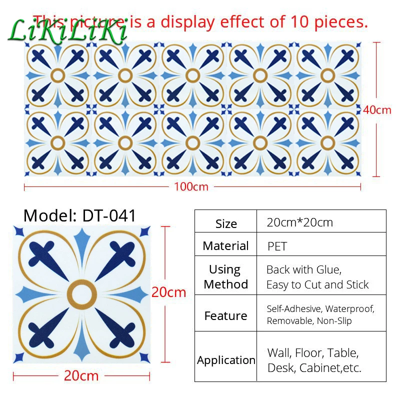 

Matte Tile Self Adhesive Waterproof Floor Sticker Room Bathroom Kitchen Wall Panels Thick Square Wallpaper Home Decoration Decal