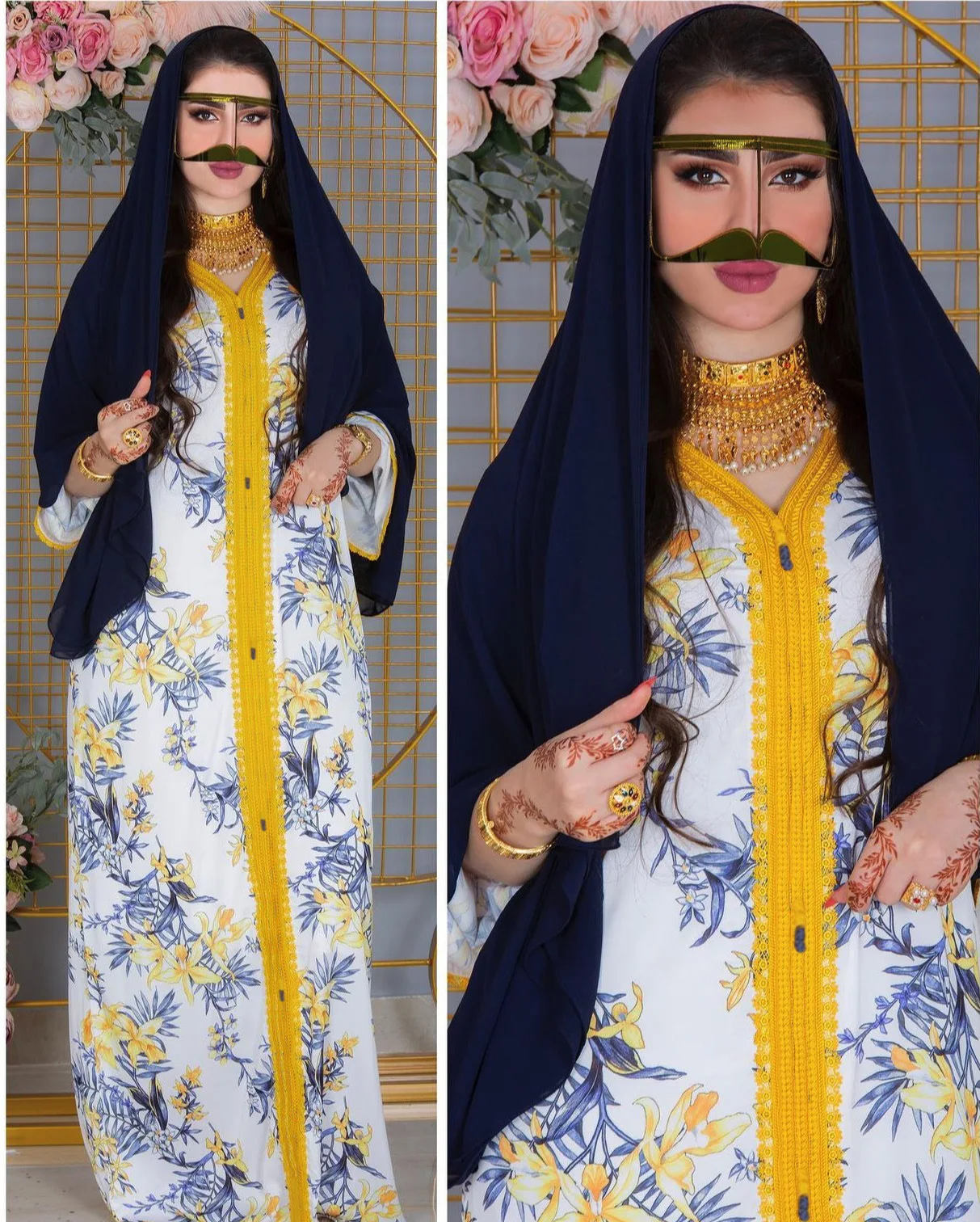 Рамадан мусульманское индийское платье для женщин ИД Мубарак Абая Дубай Кафтан Турецкий Арабский мусульманский хиджаб исламское платье дл...