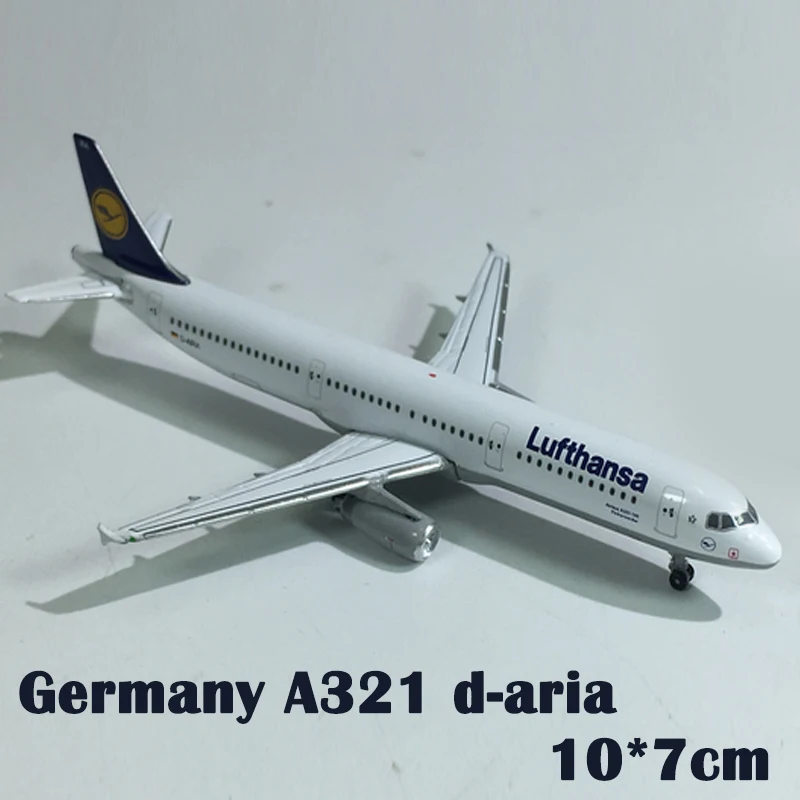 Модель самолета A321 D-Aria Lufthansa модель немецкого в масштабе 1:500 металлический