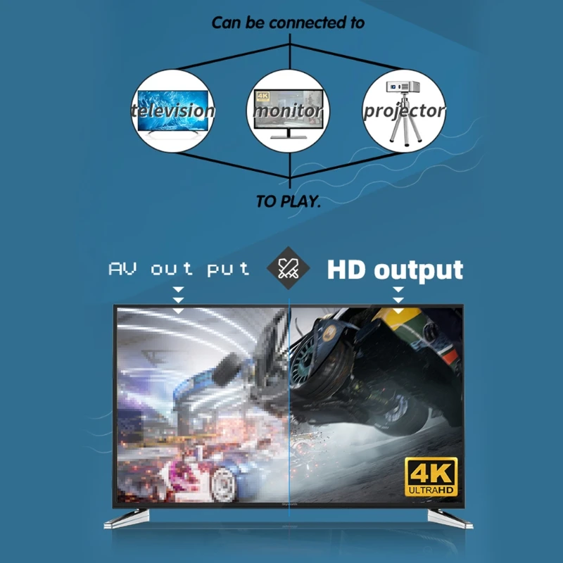 

Video Game Console Wireless Controller Built-in 830 Games Y2 FIT HDMI-Compatible Classic Gaming Kit