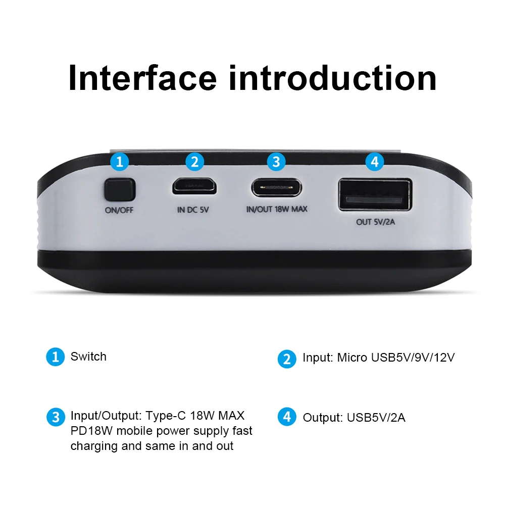 P10 Многофункциональный цифровой дисплей 10 Вт беспроводной PD Быстрая зарядка блок