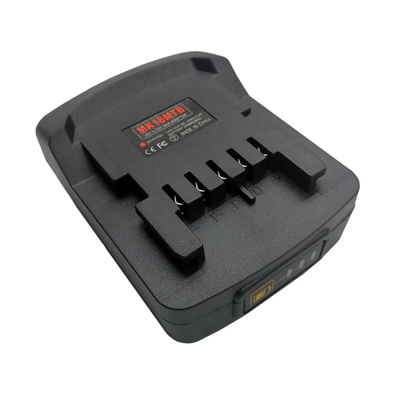 

Переходник для литий-ионных аккумуляторов Makita, преобразователь MK18MTB для электроинструментов Metabo, 18 в, литиевая батарея