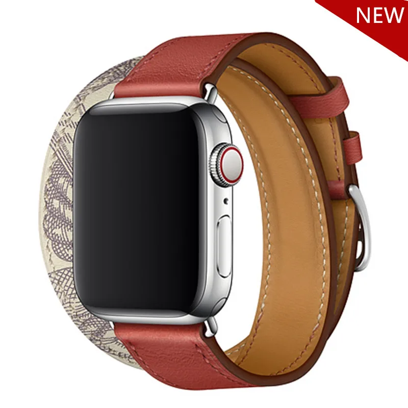 Кожаный ремешок для apple watch band iwatch band Pulseira apple watch 5 4 3 2 ремешок 44 мм 40 мм 42 мм 38 мм браслет correa
