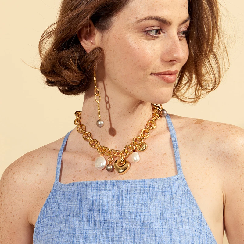 Оптовая продажа корейские модные ювелирные изделия подарок кубинские Звенья из