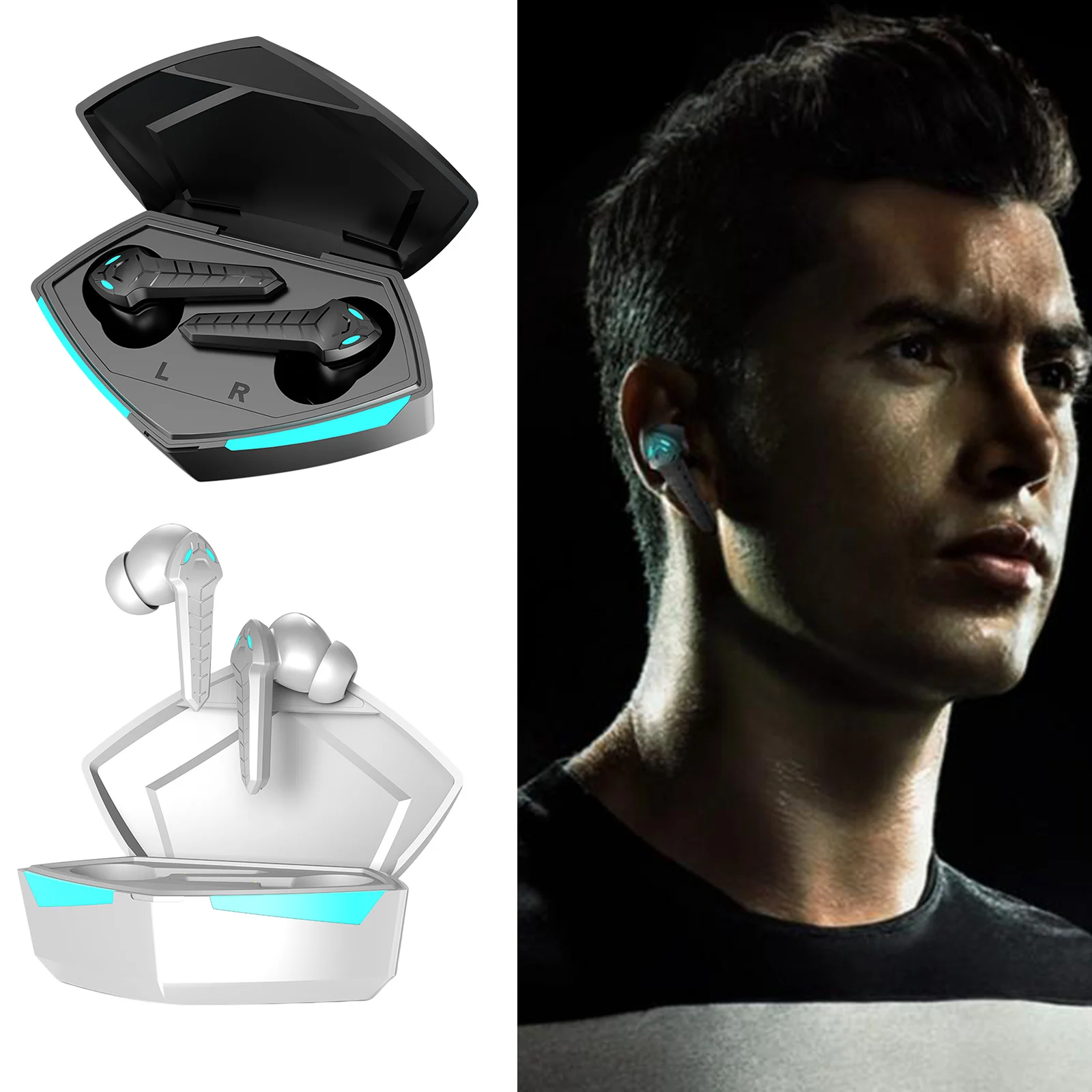 

P36 Bluetooth 5,0 настоящие беспроводные Игровые наушники гарнитура Премиум звук бег