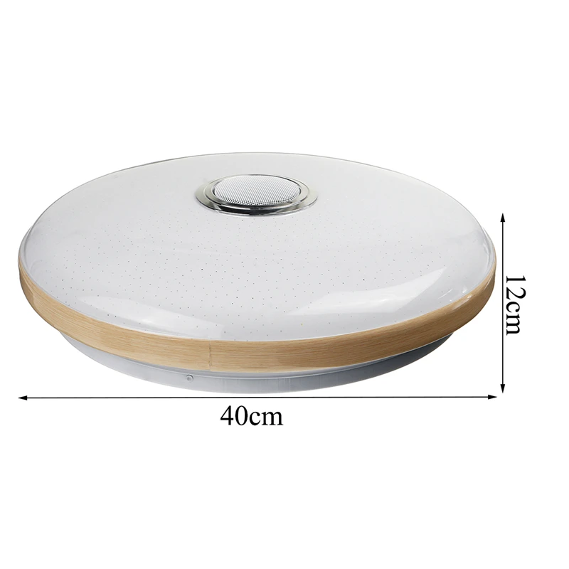 80 Вт светодиодный музыкальный потолочный светильник RGBW bluetooth динамик лампа 108 s