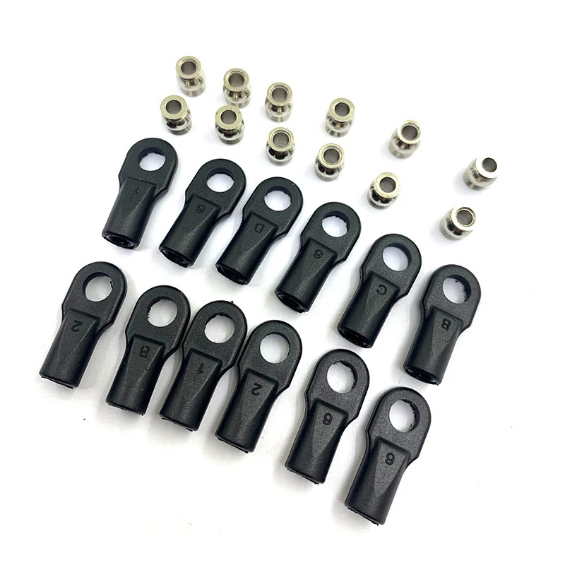 

12PCS #5347 Pull Right Hand Ball Joint Metric Threaded Rod End Kit Compact RC Parts Accessory for Remote Control Crawler Car