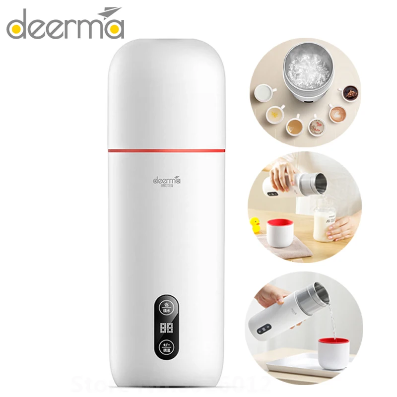 

Original Deerma Portable Electric Kettle Thermal Cup Coffee Travel Water Boiler Temperature Control Smart Water Kettle