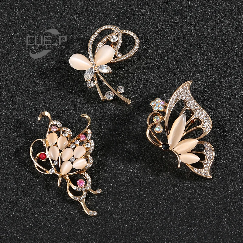 

Simple temperament women's brooch with Diamond Fashion fox Brooch sweater coat accessories women's animal Party Wedding Brooch