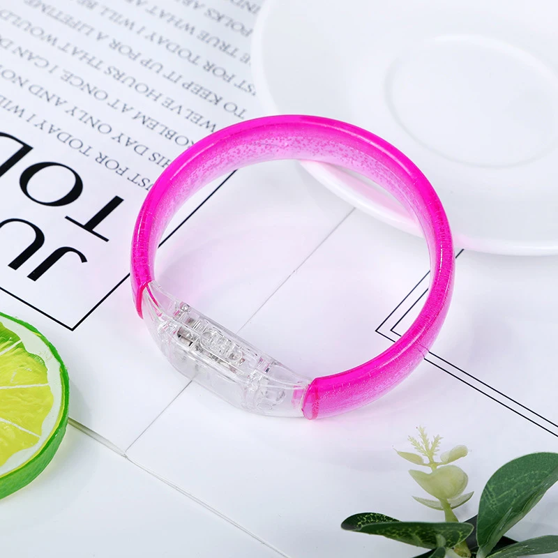 

Flash Bracelet Led Wristband For Party Club Colorful Bracelet Toy Girl Boy Gift Glow In The Dark Fluorescent Bracelets Fie...