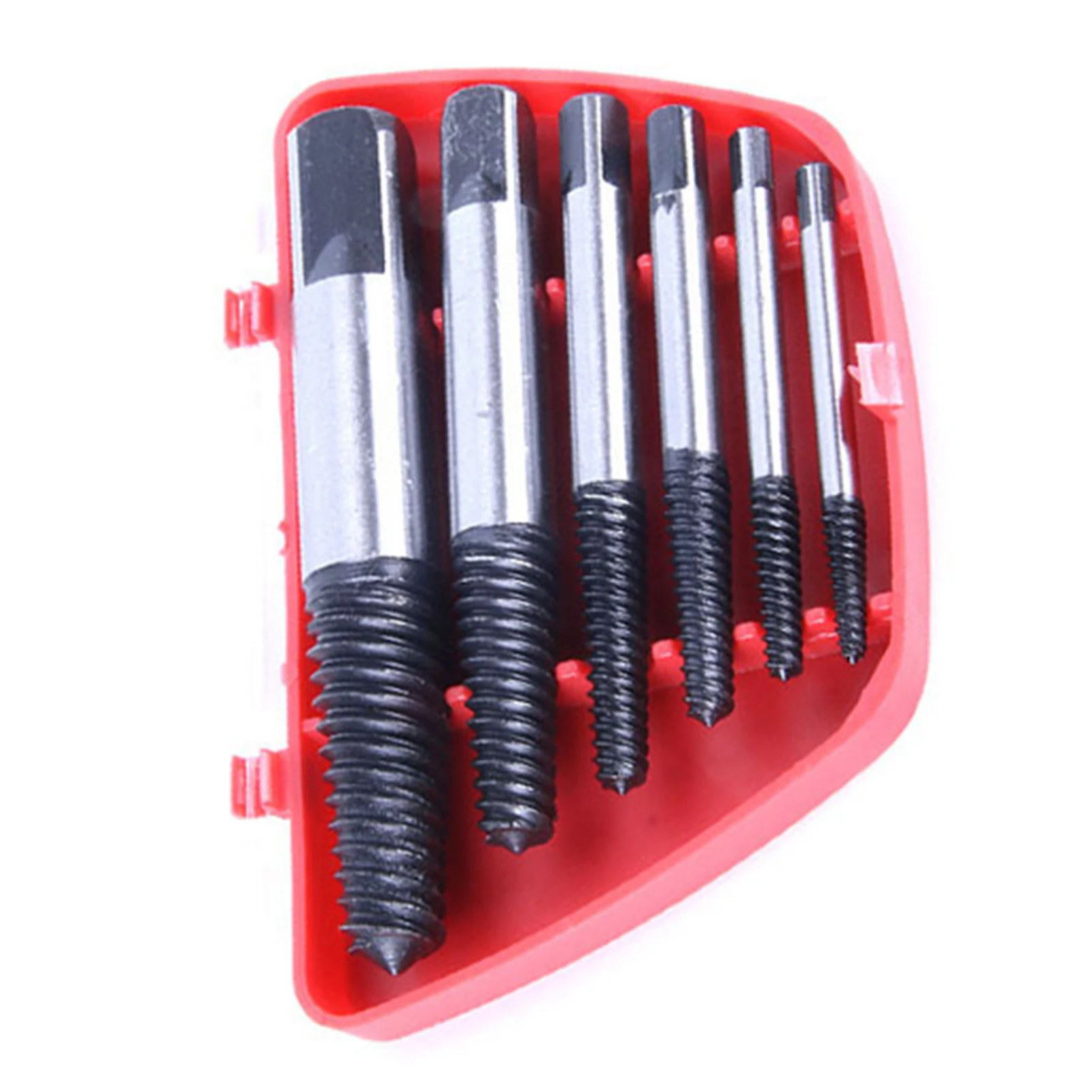 

5Pcs/Set Screw Extractor Serrated Thread Square Head Broken Damaged Screw Bolt Remover Tools