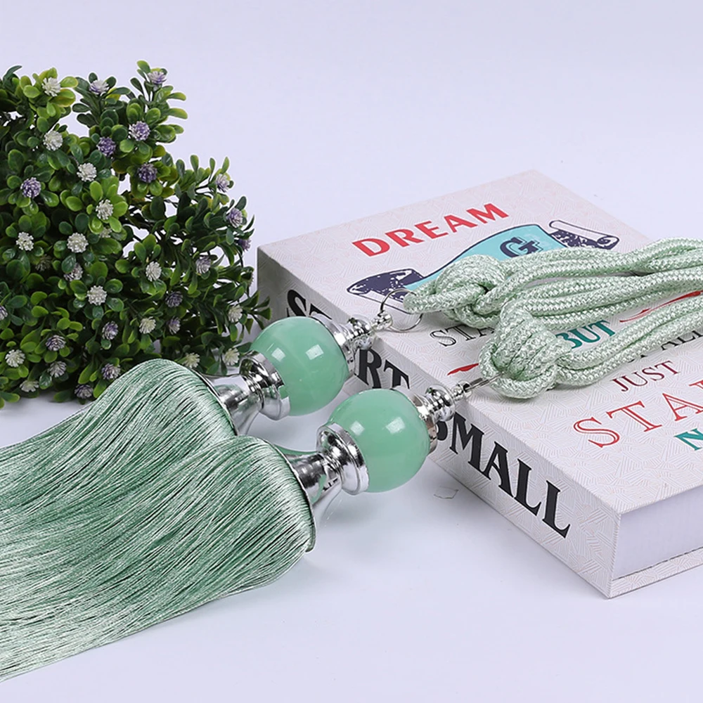 2 шт./компл. держатель для штор с кисточками завязки бусинами подвесные