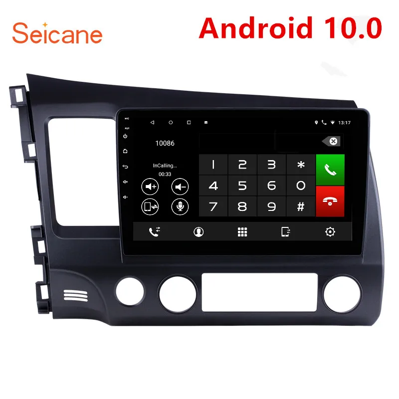 Seicane Android 10 0 2 Din автомобильный радиоприемник WI FI Bluetooth 4 х ядерный мультимедийный