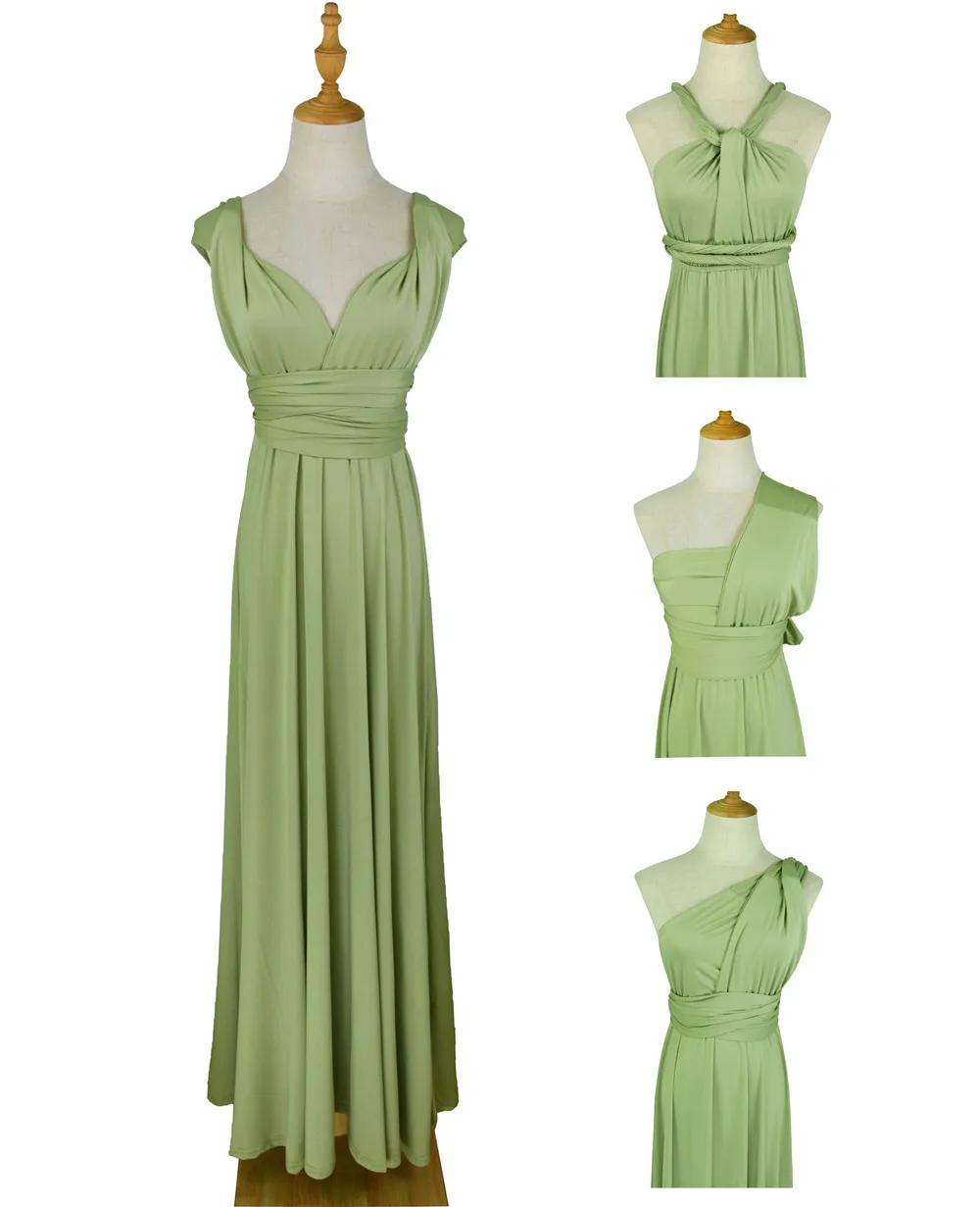 

More ways to wear multi-rope crossover backless sexy bandage dress long skirt dress bridesmaid dress wedding banquet
