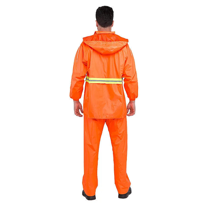 

Sanitation Workers Reflective Raincoat Overalls/Highways Raincoat Set/Cleaners Waterproof Clothes/Split