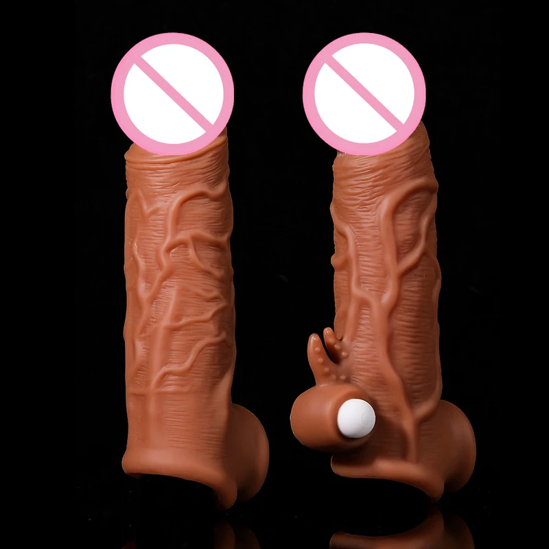 Презервативы мужские многоразовые интимные игрушки для мужчин удлинитель