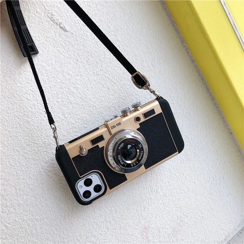 

3D Vintage Camera Phone Cases For iPhone X XS Max XR 11 Pro 7 8 Plus 6 6s SE 2020 Emily In Paris Phone Cases Cover Dropshipping