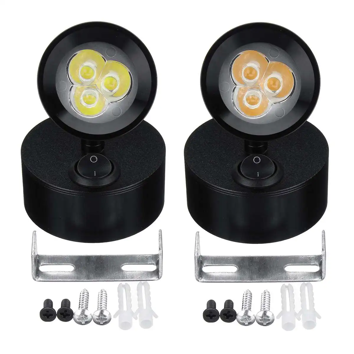 12 24v led spot light rv interior lights bedside kitchen cabinet wall lamp 3w for truck boat free global shipping