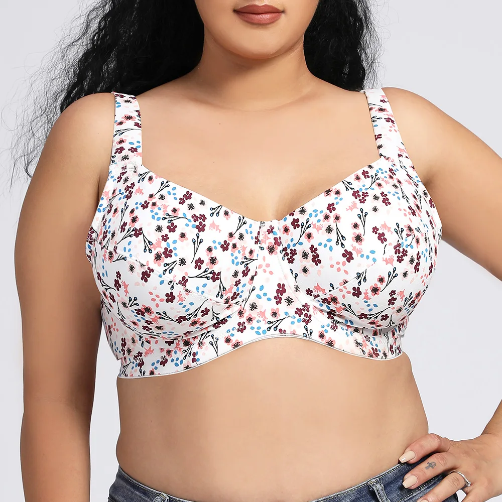 Bras For Womens Brassiere Lagre Cup Sexy Lingerie Female Tops Underwire Underwear BH Plus Size C D DD E F FF G H I