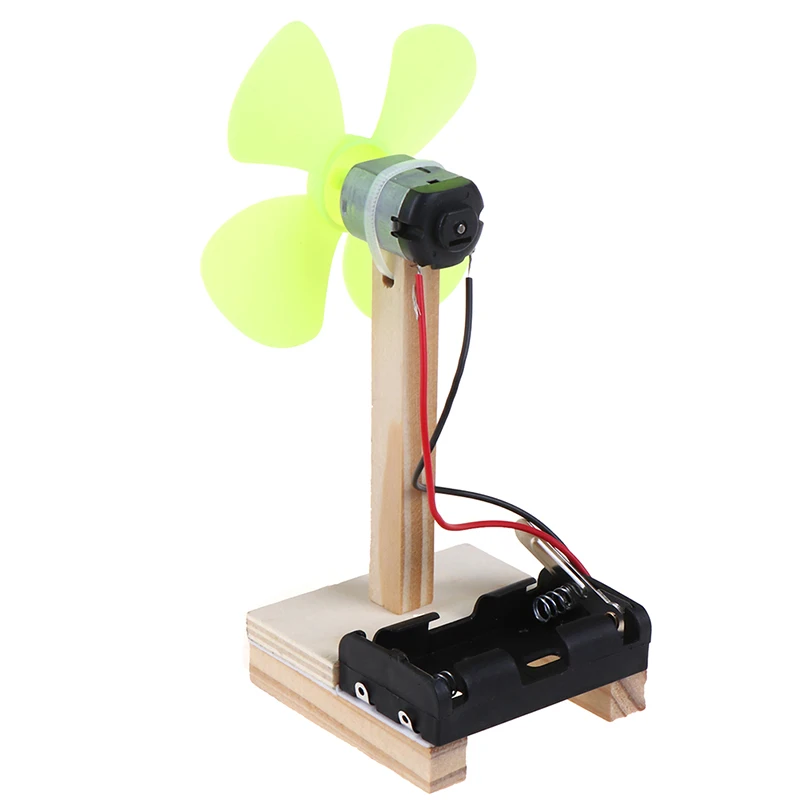 

DIY Kit Science Experiment Electronic Fan Kids Educational Set Physics Learning Toys Technology For Children Boy