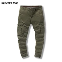 mens cargo pants elastic multiple pocket breathable casual male trousers classic outdoor 29 38 size pants men