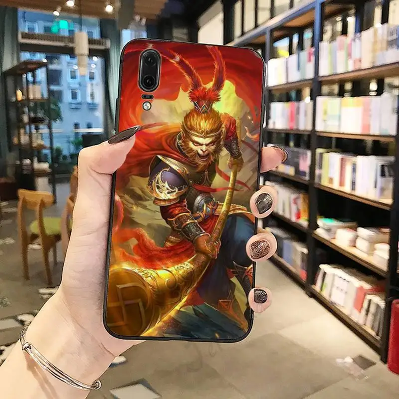 

Monkey King Sun Wukong high quality shell luxury funda phone case For Huawei honor Mate P 10 20 30 40 Pro 10i 9 10 20 8 x Lite