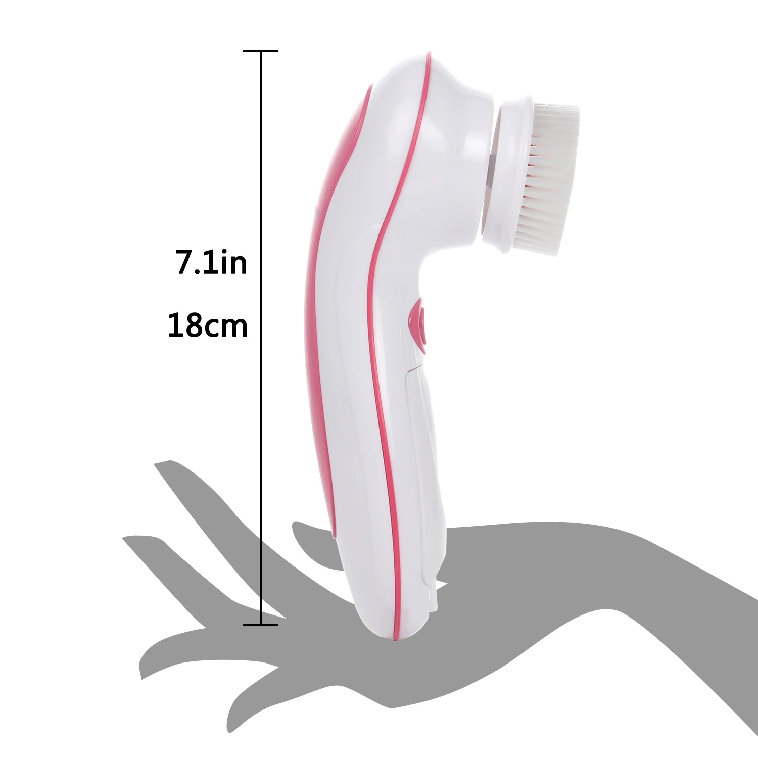 Электрическая Очищающая щетка для лица массажер очищения тела водостойкая CNAIER с