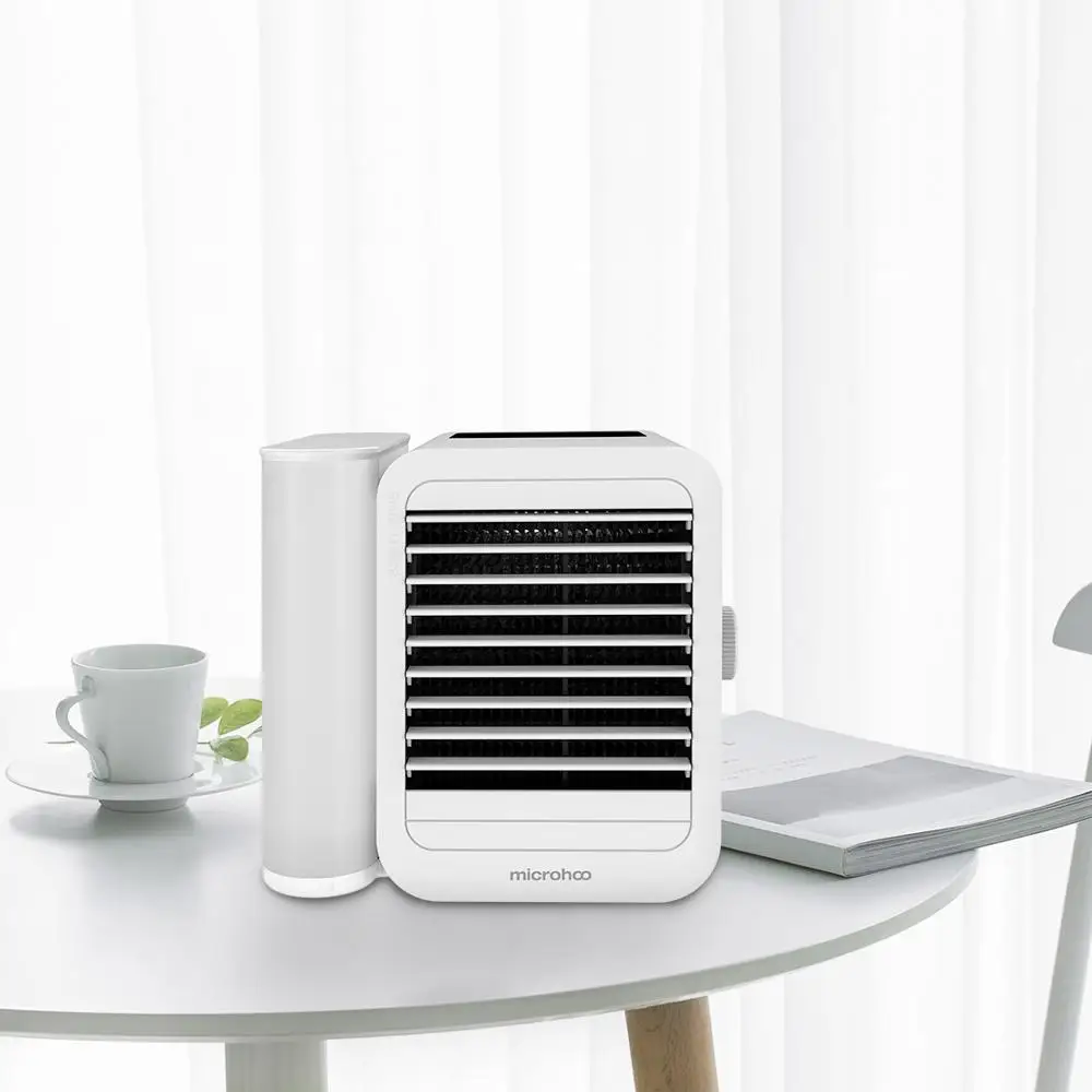 XIAOMI MIJIA Microhoo Mini Air Conditioner Fan Personal Portable USB Cooler Ventilator Bladeless Conditioning For Home | Бытовая