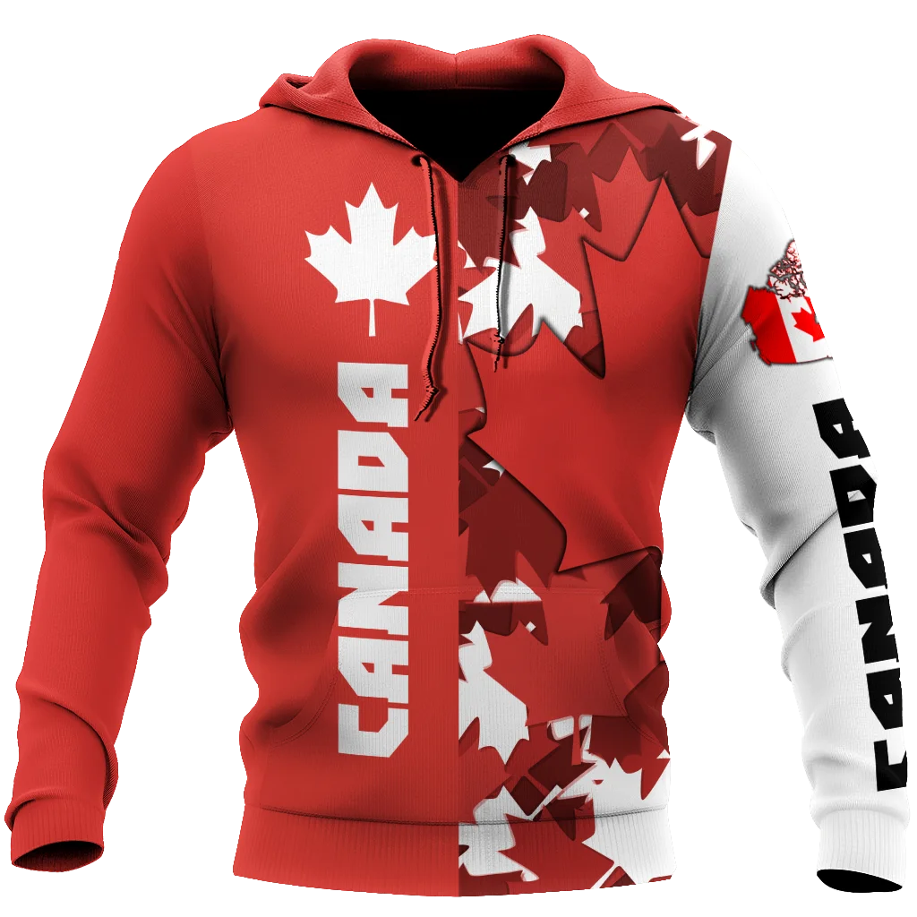 

PLstar Cosmos 3Dprinted Newest Canada Flag Art Harajuku Streetwear Causal Pullover Unique Unisex Hoodies/Sweatshirt/Zip A-1