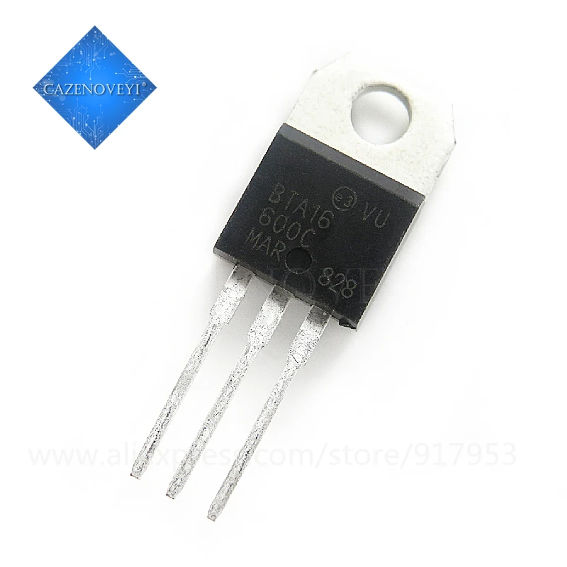 10 шт. / Лот BTA16 600B 600C 600 Triacs 16 Amp Volt TO 220 новый оригинальный в наличии|Интегральные