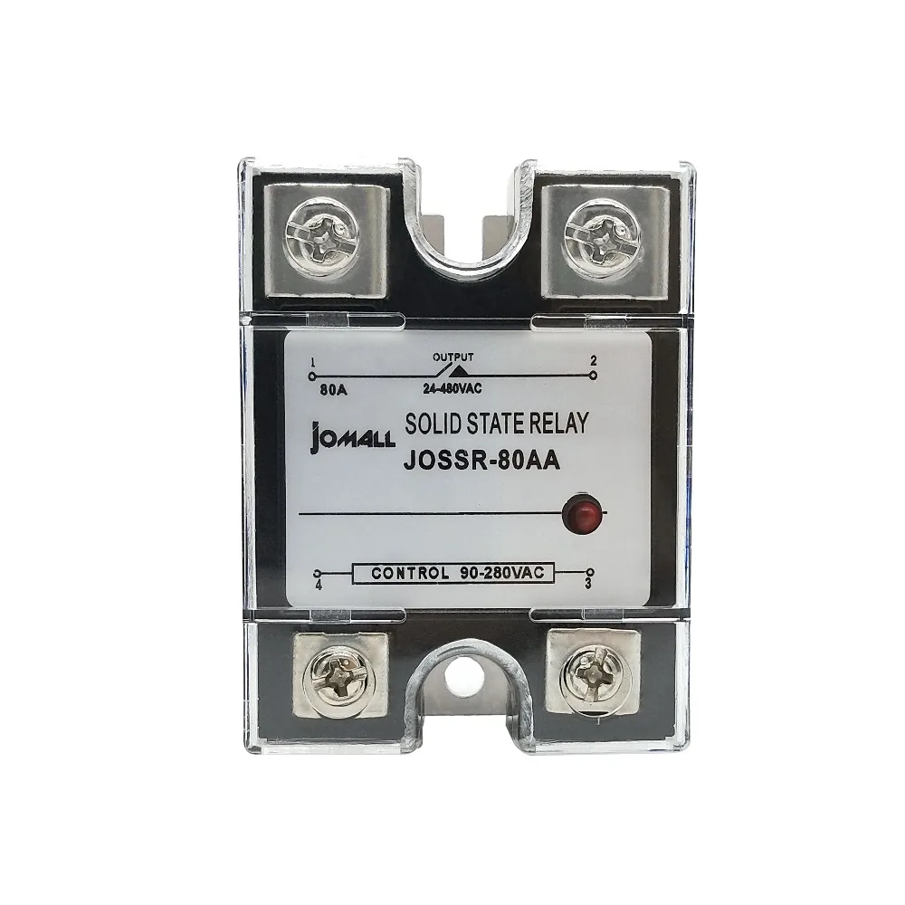 SSR-60AA/80AA/100AA/120AA AC управление SSR Однофазное твердотельное реле AC