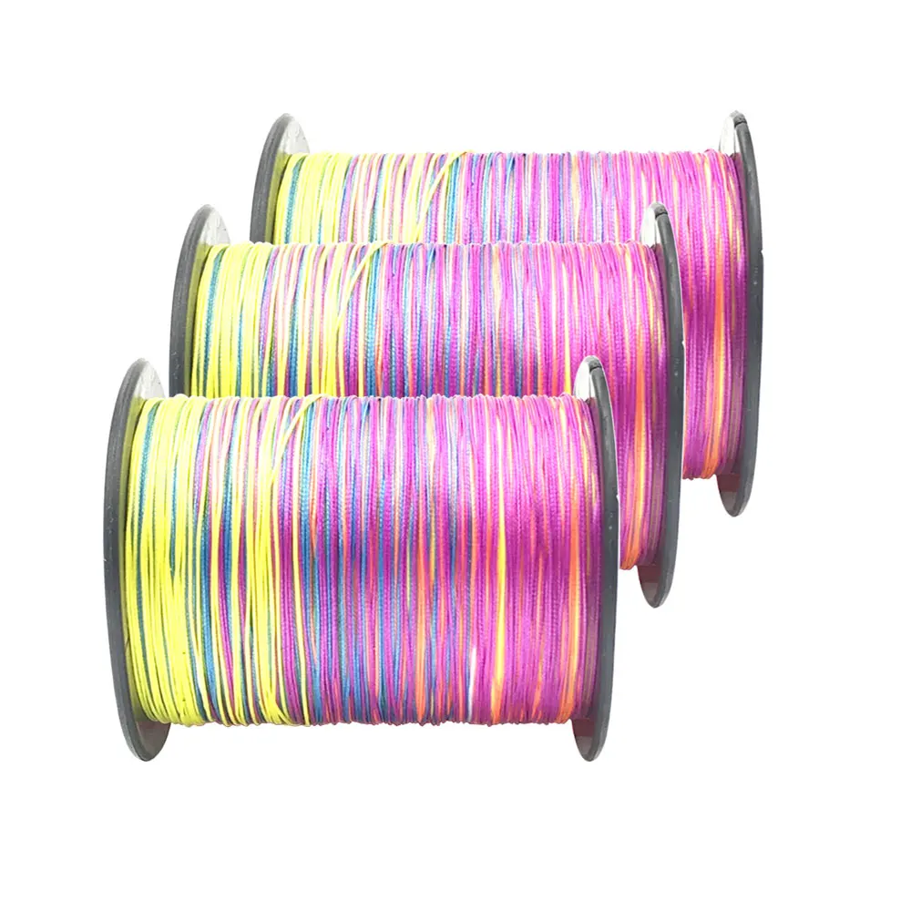 AS Lure Line Weaving Net 100M 300M 500M 1000M 9 Strands Multicolor PE Braided Wire Multifilament Fishing Line Fishing Tackle enlarge