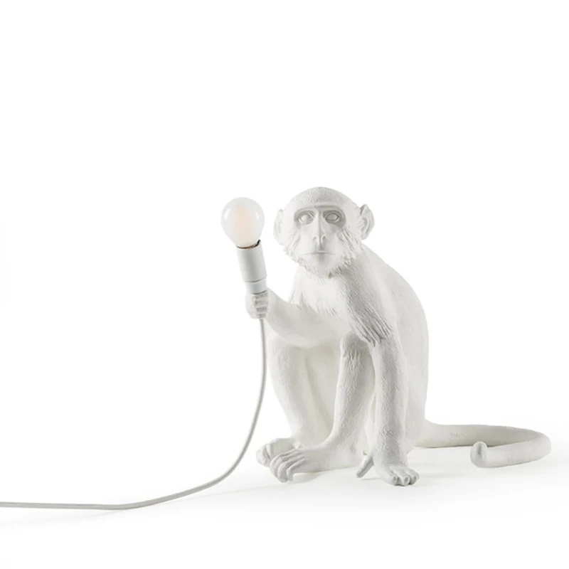 

Modern Resin Monkey Lamp LED Table Lamp for Living room Bedroom Bedside Lamp Rope Lamp Loft Table Lights Indoor Decor Lighting