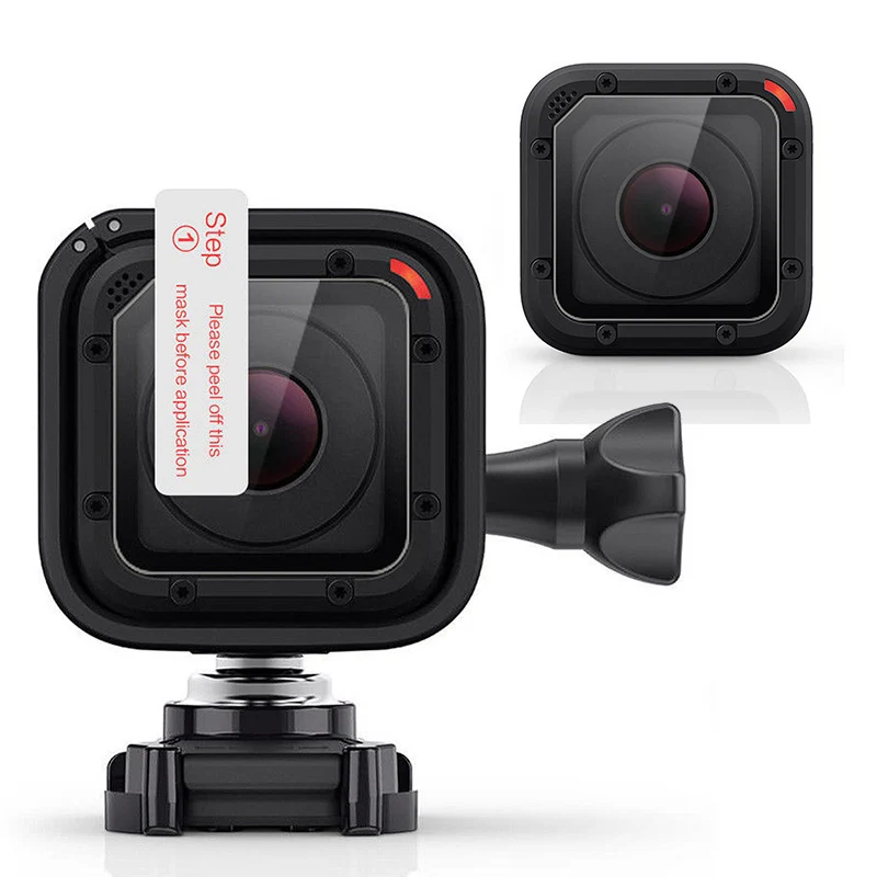 Крышка Защитная пленочная линза Кепки закаленное стекло Защита от пыли для экшн