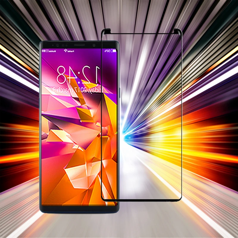 JGKK для Samsung Galaxy Note 9 8 S8 S9 Plus 3D полное клеевое закаленное стекло чехол безопасный