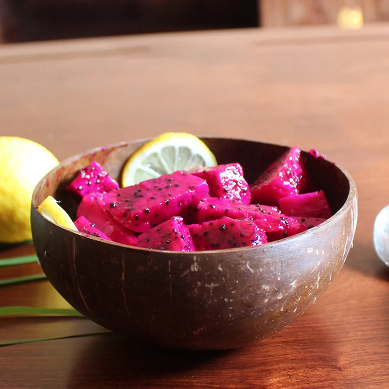 Творческий естественный чашка в виде кокоса Эко дружественных суп салат лапша