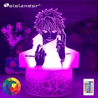 Новейший 3D ночник аниме лампа Gojo Satoru фигурка для детской спальни Декор Светильник манга крутой подарок детские настольные лампы