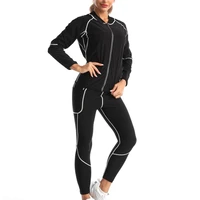 sweat pants elastic comfortable sauna jacket durable gym workout sauna sweat jacket pants for women sweat sauna pants