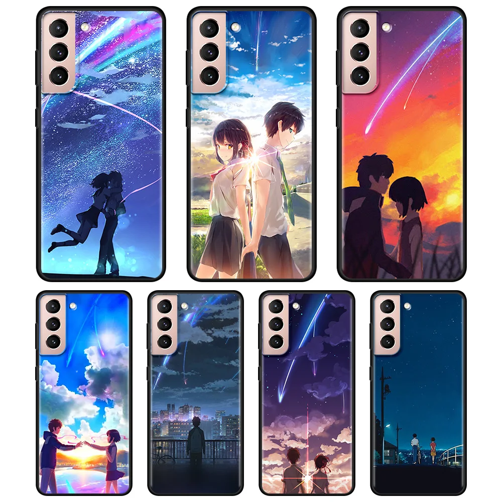 

Phone Case For Samsung Galaxy S20 S21 FE Ultra S21 S20 S10 S9 S8 Plus S10Lite S10e S7 Edge Note 20 9 Japanese anime your name