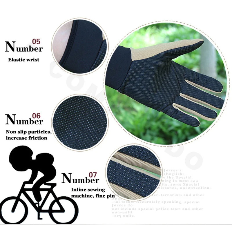 

Mens Lightweight Breathable Tactical Gloves Riding Non-slip Wearable Full Finger and Half Finger Gloves