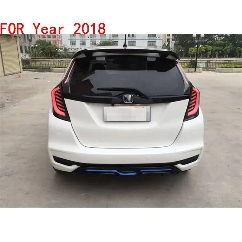 Automovil украшения протектор запчасти тюнинг передняя губа задний диффузор автомобильные бамперы 03 04 05 06 07 14 15 16 17 18 для Honda Fit