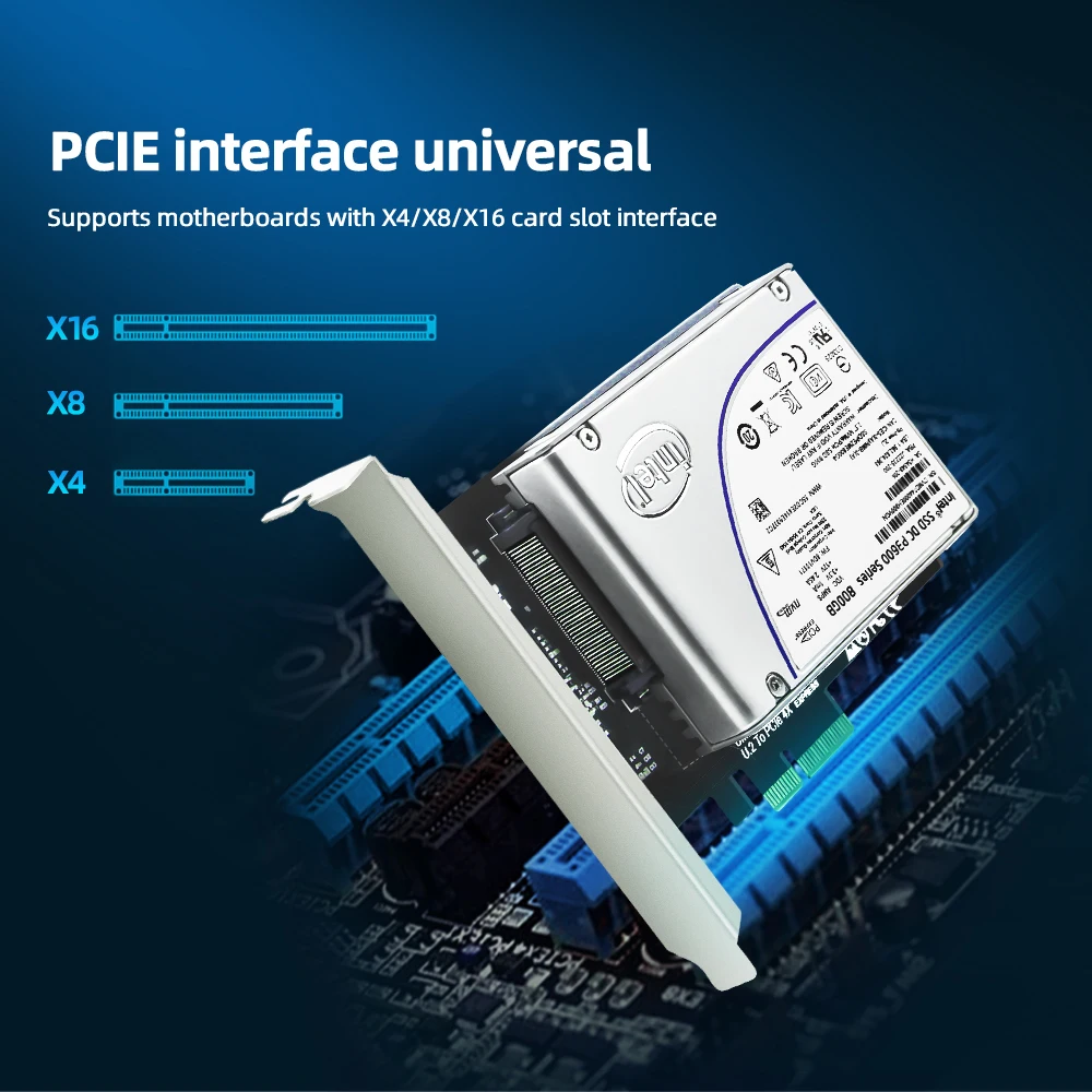 переходная карта pcie u 2 к pci express3 0 x4 инт
