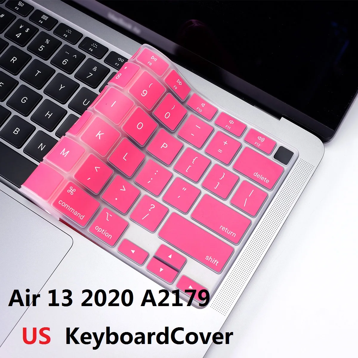 Наклейка США для Macbook Air 13 2020 дюйма чехол клавиатуры из силикона с Touch ID A2179