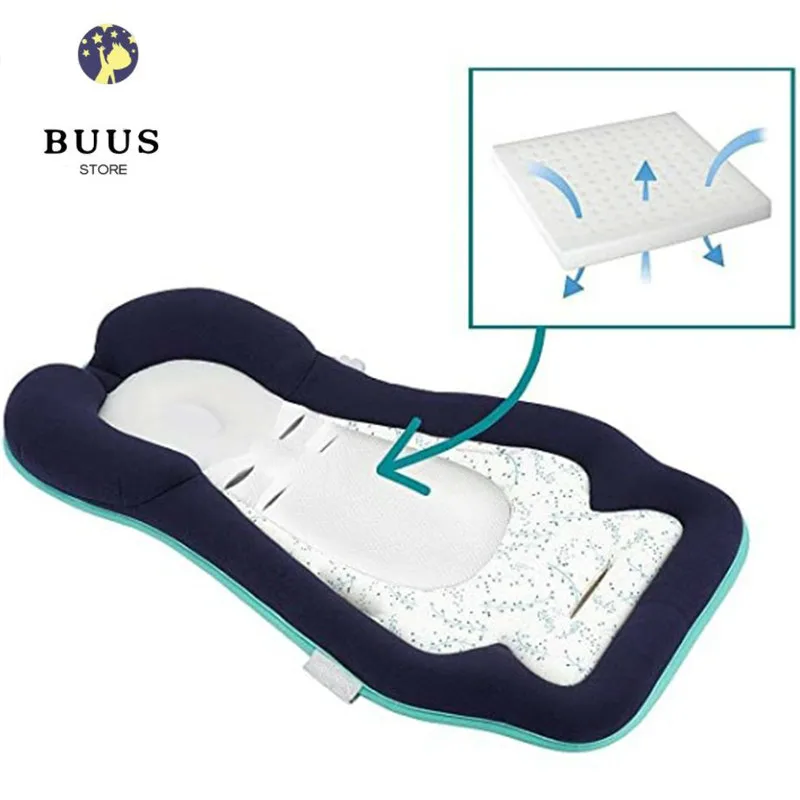 Портативная детская кроватка удобная хлопковая кровать для новорожденных