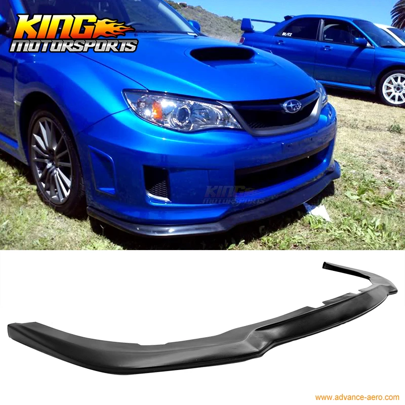 Подходит для 11 14 SUBARU IMPREZA WRX STI только HD стиль передний бампер спойлер|bumper lip spoiler|front