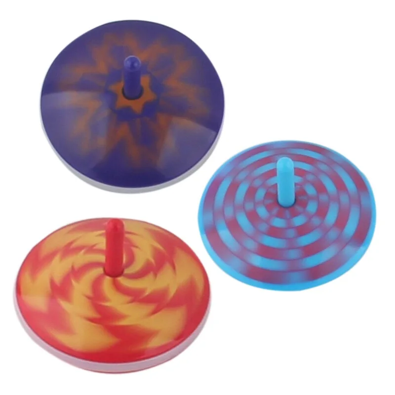 Мигающий гироскоп вращающийся верх для детей рукой игрушки с крутым цветным